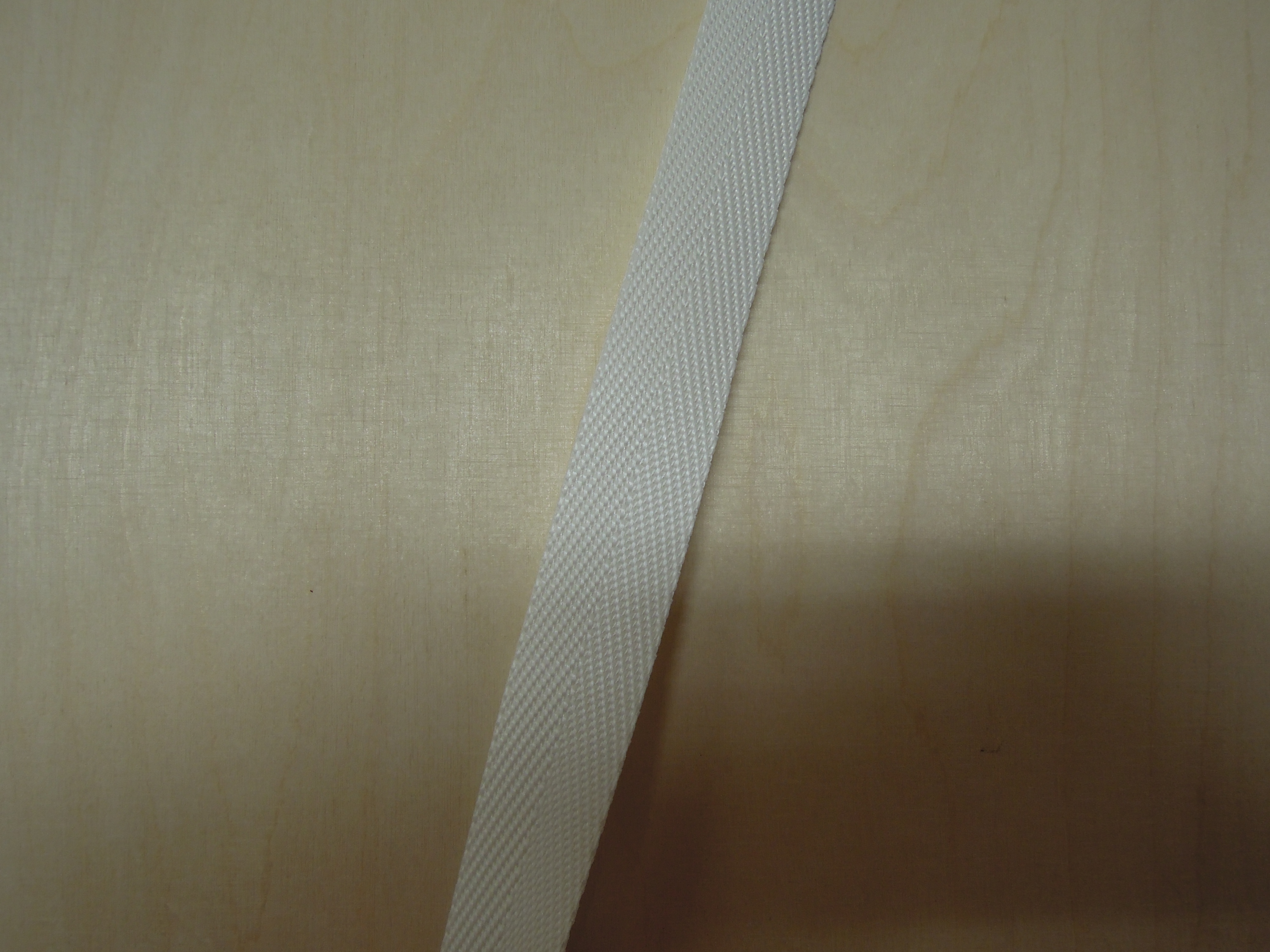 Gurtband 25mm, weiß, Meterware